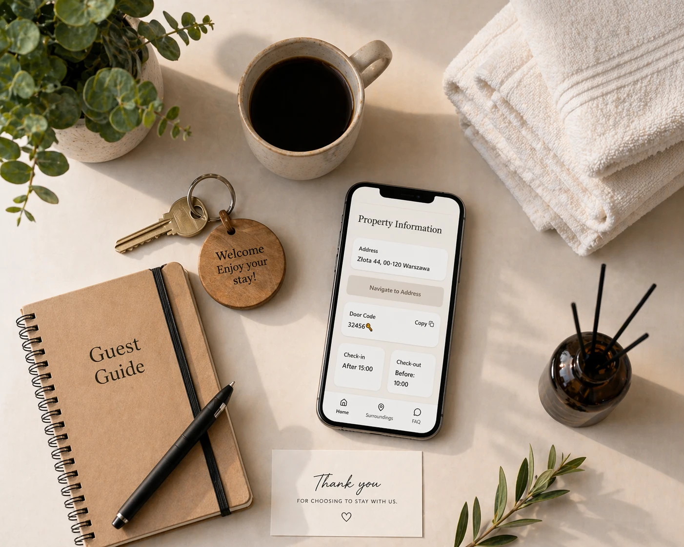 Check-in experience